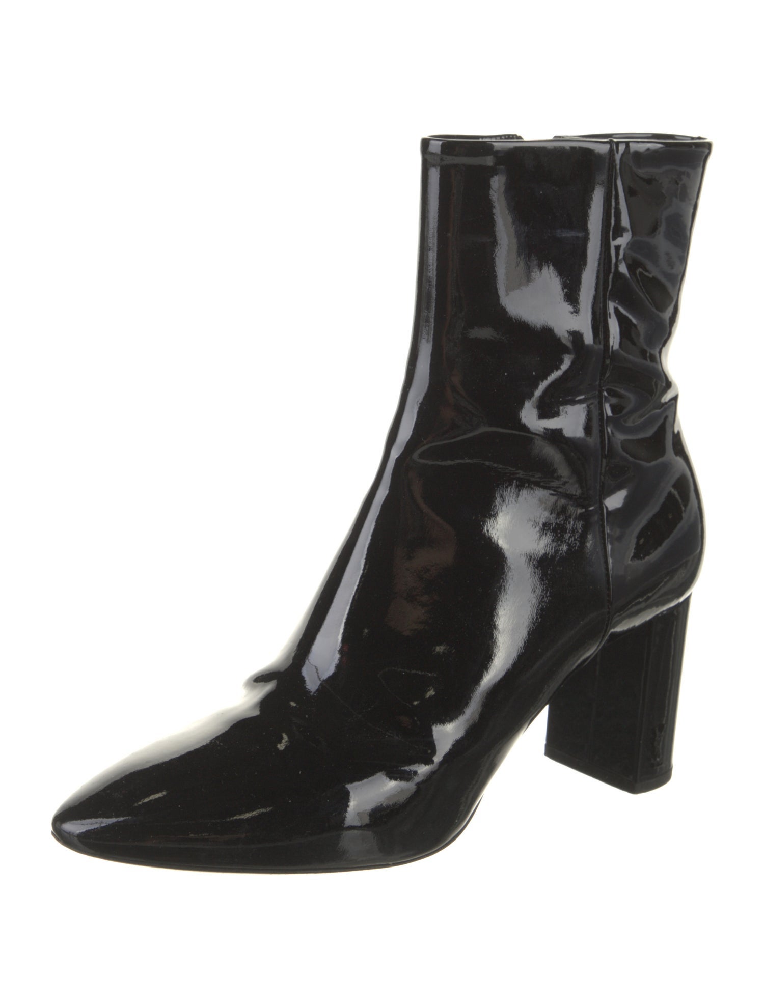 Saint Laurent Patent Leather Boots